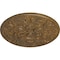 Ekena Millwork Baile Ceiling Medallion (Fits Canopies up to 6"), Hand-Painted Rubbed Bronze, 31 1/4"OD x 2 1/4"P CM31BARZS - alternate 2